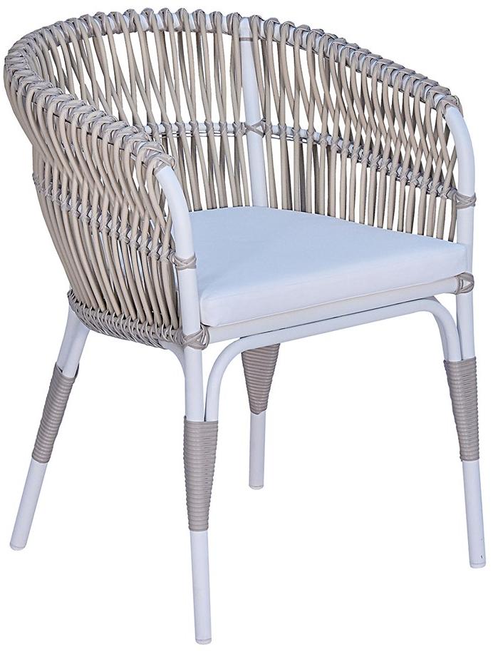 cbdesign Садовый стул из полиэтилена с подлокотниками Aruba N301n2 - Вид №8