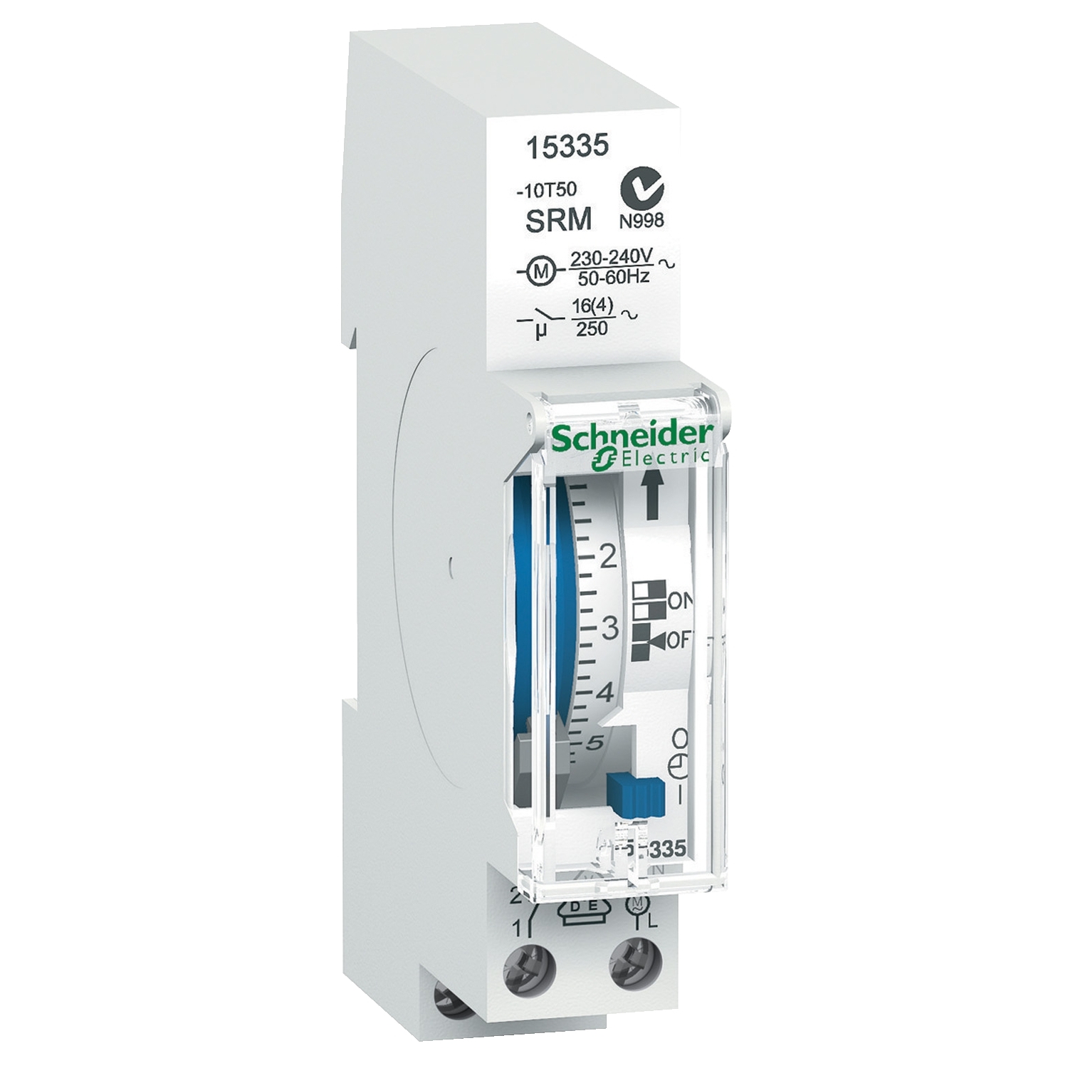 15335 РЕЛЕ ВРЕМ. ЭЛ.МЕХ. IH 18MM 24ЧАСА 1КАНАЛ Schneider Electric Acti 9 