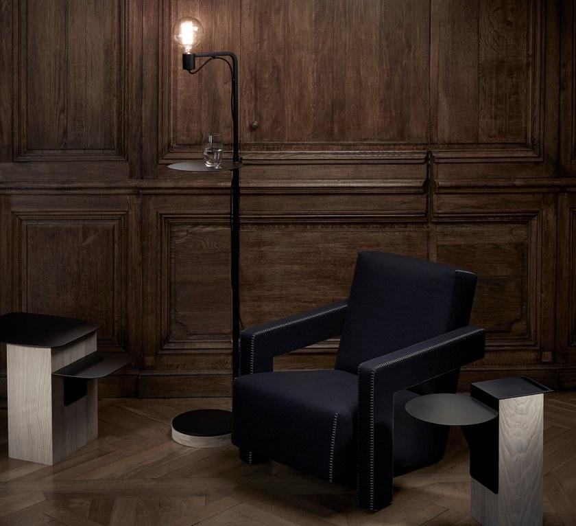 RADAR INTERIOR Торшер металлический регулируемый по высоте с диммером Grafit sun-id-1482905 - Вид №3