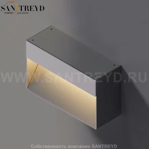 Agape 369 Настенный светильник с пескоструйным рассеивающим стеклом хромированный A369226A