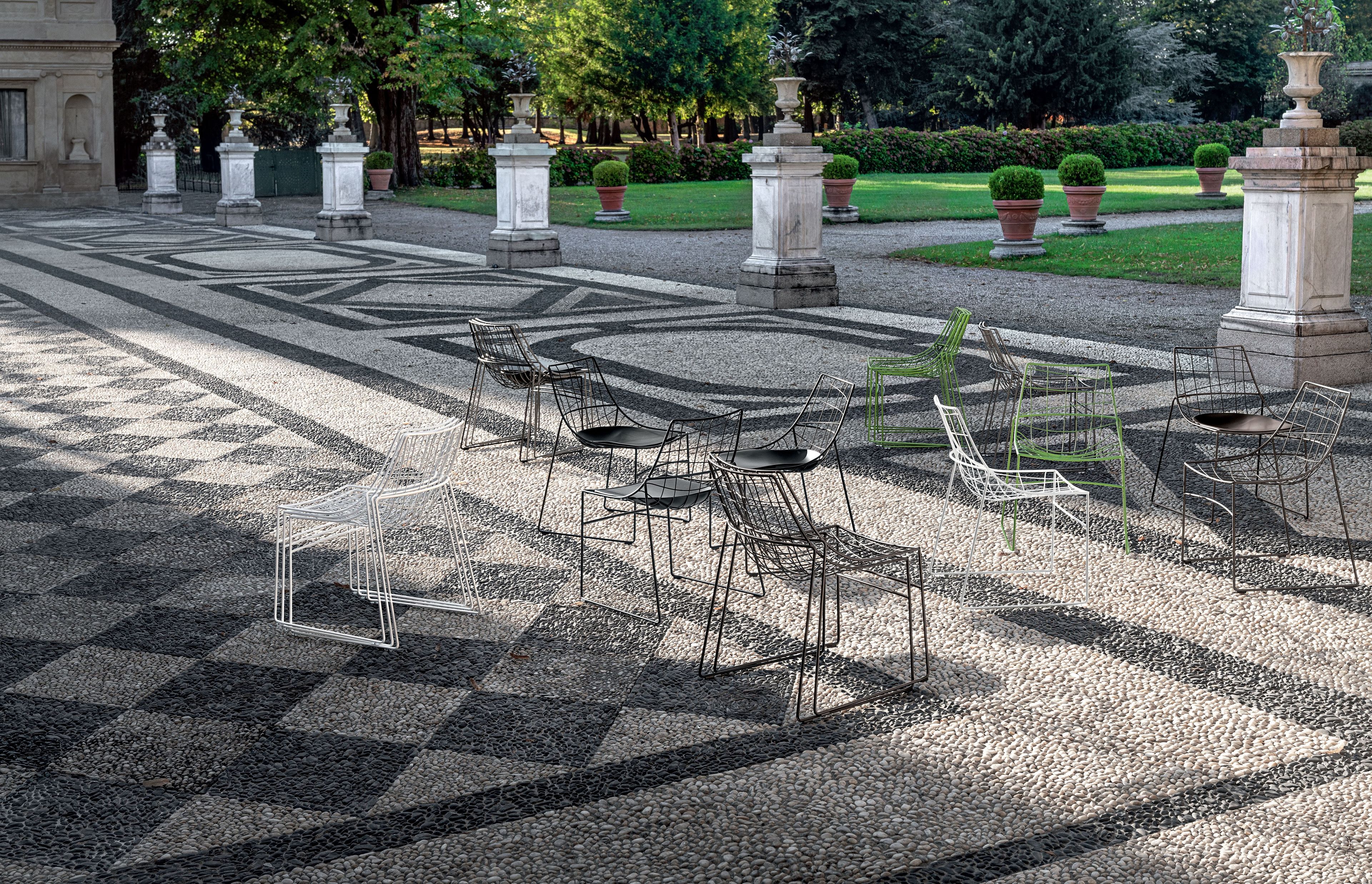 Штабелируемый металлический стул Sovet Italia KEYAH ARCH-00076046 - Вид №14