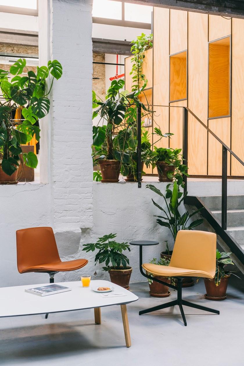 ENEA Низкий квадратный журнальный столик из дуба Lts system sun-id-1424790 - Вид №5