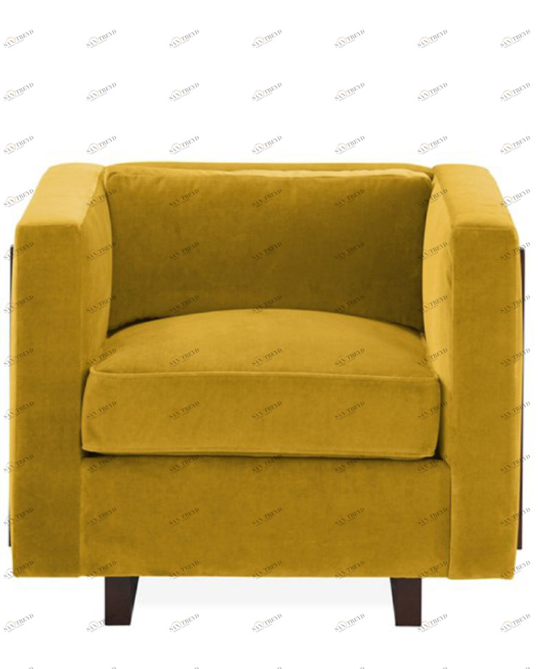 Кресло Mustard желтое ICON DESIGNE ДИЗАЙНЕРСКИЕ 178021 Желтый 