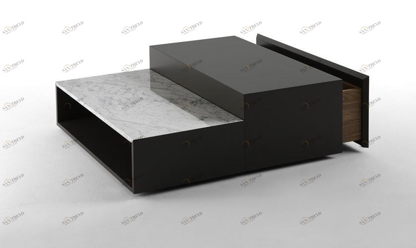 Kendo Mobiliario Лакированный квадратный журнальный столик из мдф sun-id-1454604