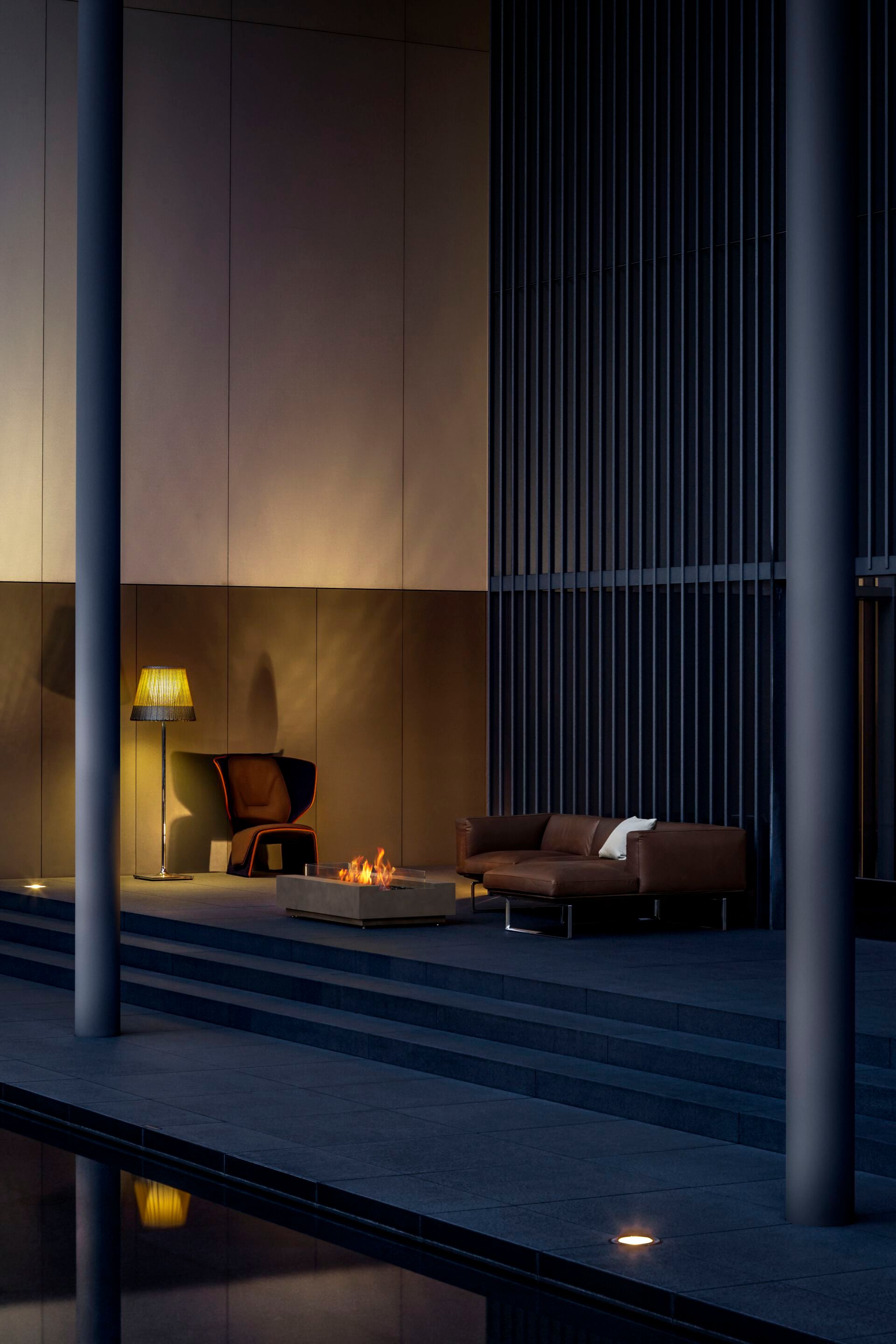 Биоэтанол или газ отдельно стоящий открытый камин EcoSmart Fire Fire Tables ARCH-00129666 - Вид №2