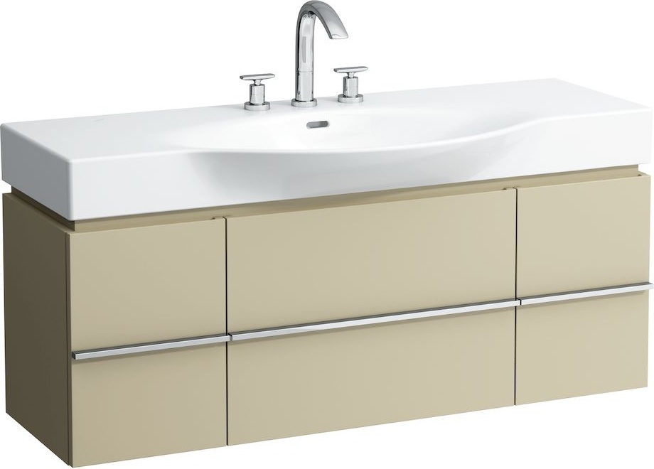 H4013020759991 Шкафчик под раковину, для раковин 811704, 812704, 2 выдвижных ящика с 2 дверцами, 2 стеклянные полки LAUFEN PRO - Вид №2