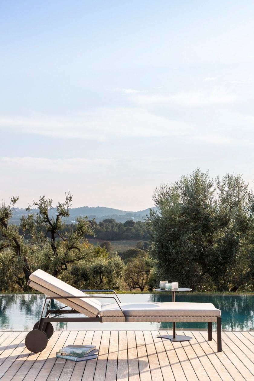 TRIBÙ Садовая кушетка Canax® с подлокотниками Nodi 01940 - Вид №4