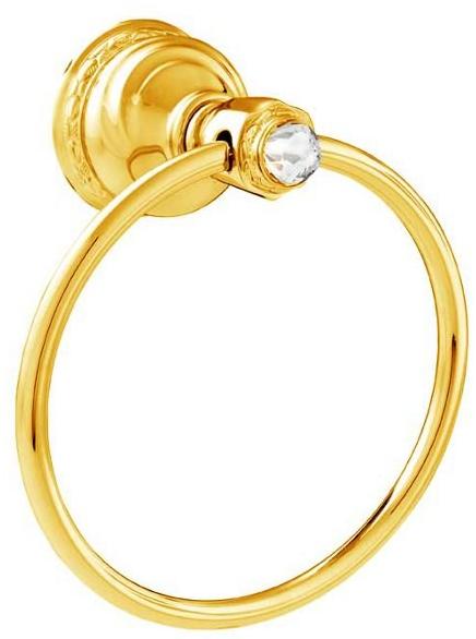 Bronces Mestre Кольцо для полотенца из латуни с кристаллами swarovski® Austral sun-id-1382920 - Вид №1