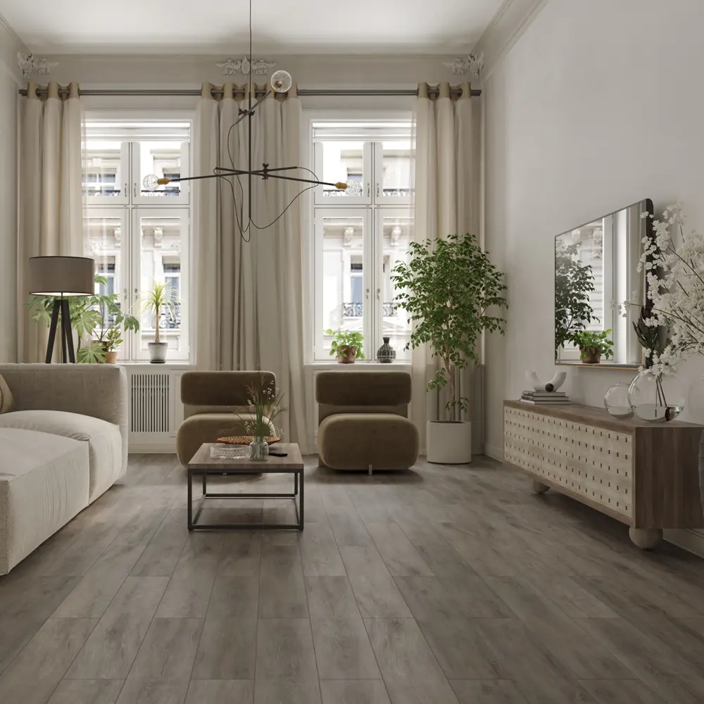 SPC плитка Natisston Дуб Ферро класс 43 толщина 4 мм 2.232 STLM-2185828