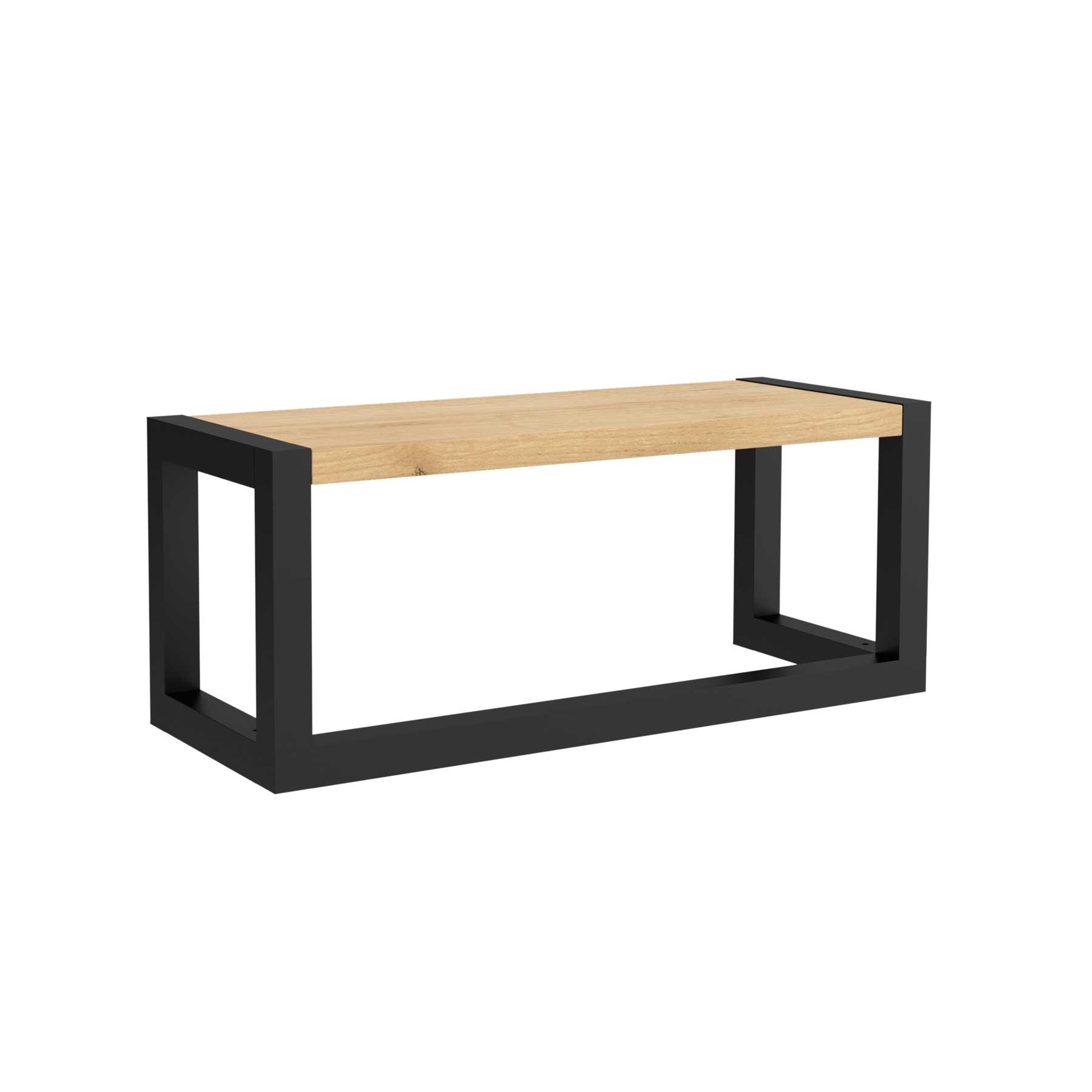 25645 SALGAR Полка для полотенец VINCI 400 AFRICAN OAK 398 x 160 x 162 мм