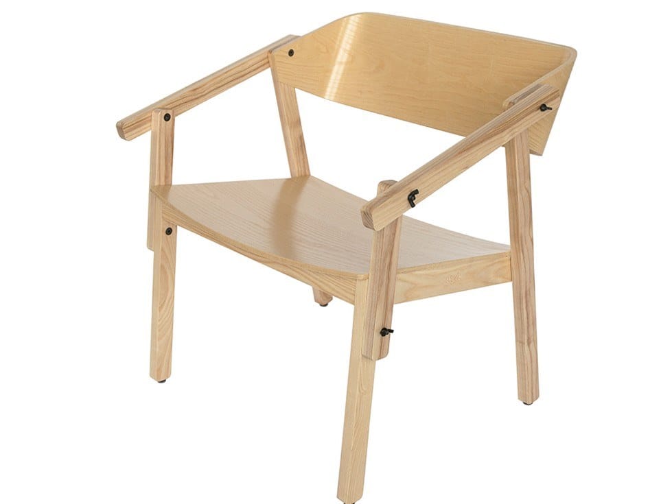 Ясень стул с подлокотниками Askia Atelier Lounge ARCH-00144456