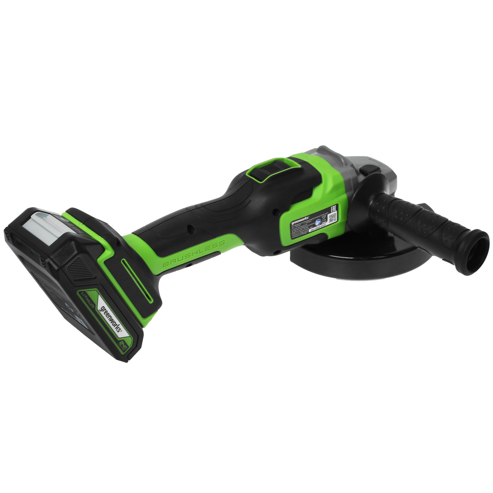 Углошлифовальная машина (УШМ) Greenworks GD24AG 24V 5346973 STDN-0043103 - Вид №1