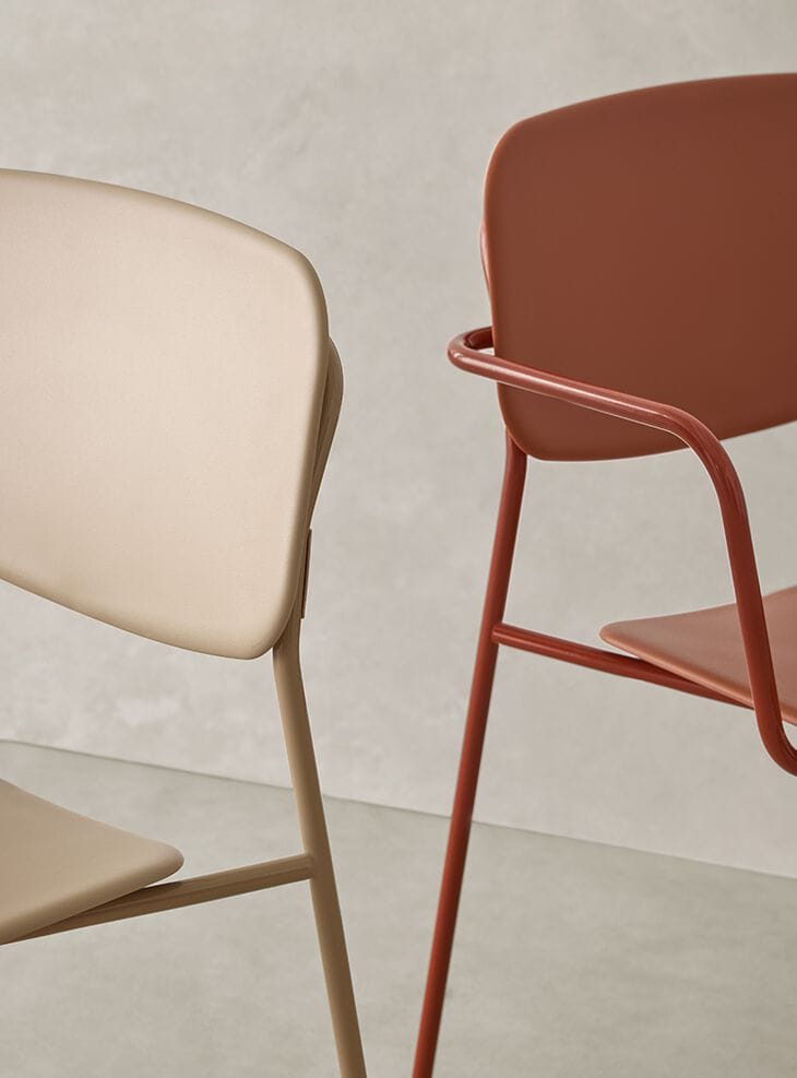 Штабелируемый стул из переработанного полипропилена Mobboli Cap ARCH-00084947 - Вид №4