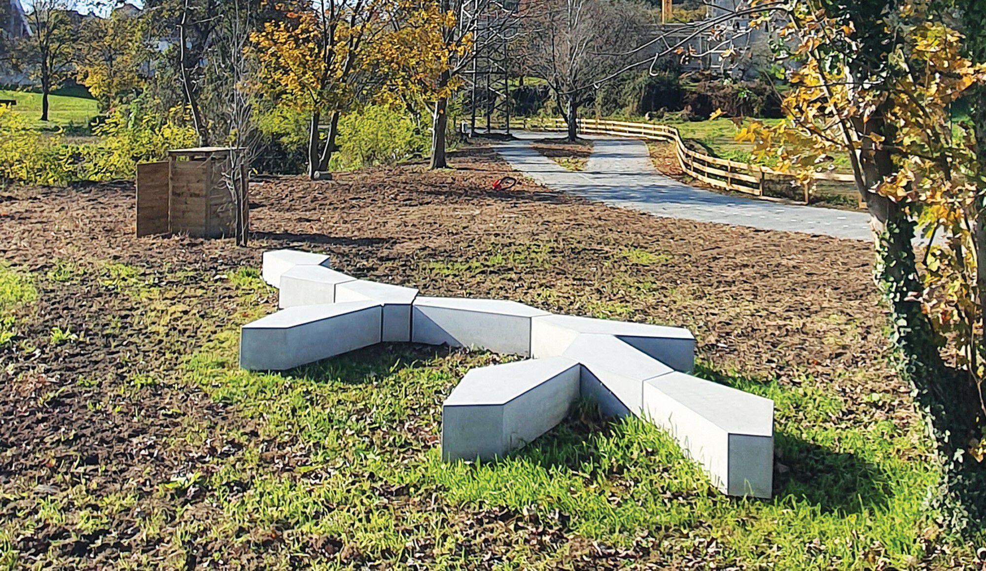 Модульная бетонная скамья без спинки amop Modo ARCH-00141647 - Вид №2