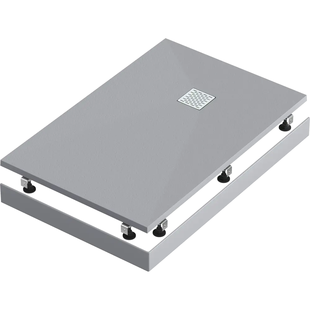 Экран для душевого поддона Keram 110x70 см, цвет грей 82700196 STLM-2156535 Santreyd