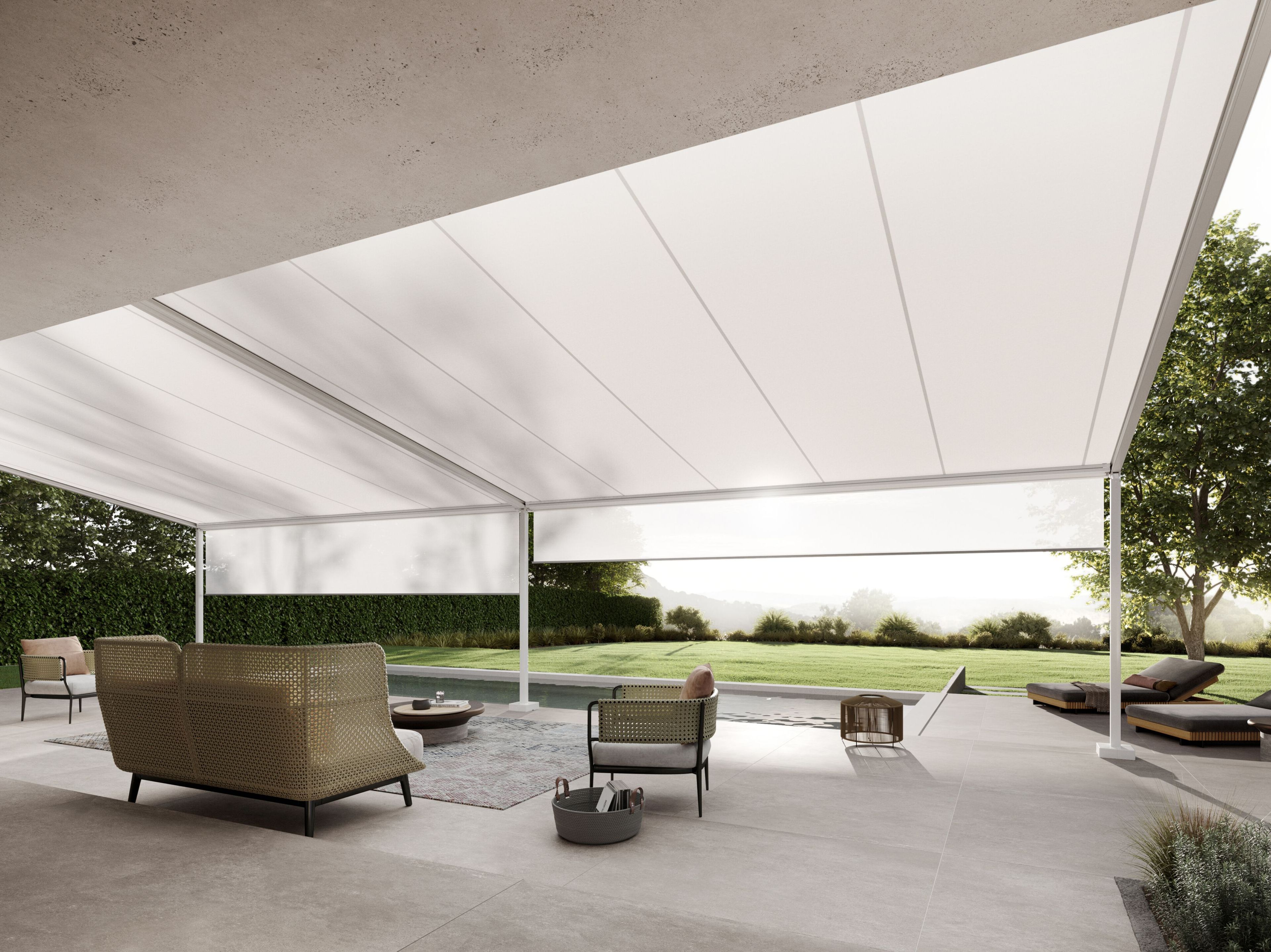 Навес для мусорного ведра с системой привода с двигателем markilux MARKILUX PERGOLA STYLE ARCH-00050073 - Вид №1