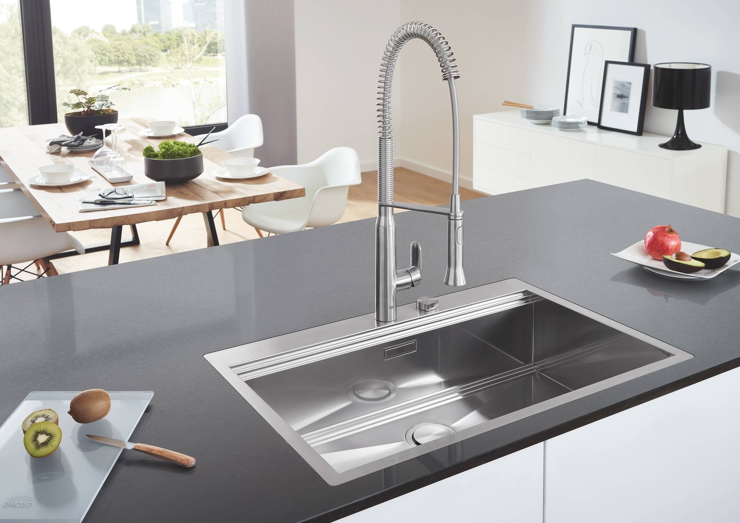 31581SD0 Мойка кухонная овальная Grohe Spare Parts - Вид №8