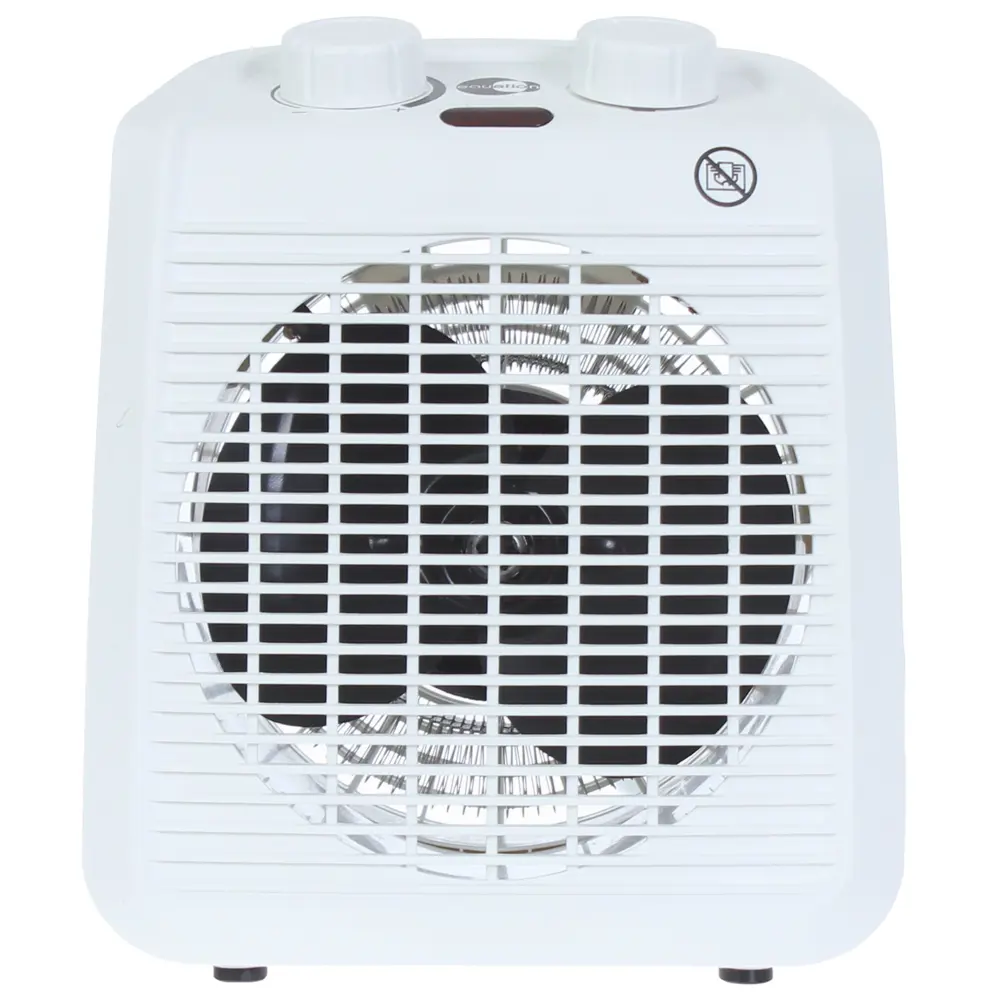 Тепловентилятор спиральный электрический Equation с механическим термостатом, 2000 Вт, цвет белый STLM-2168964 - Вид №1