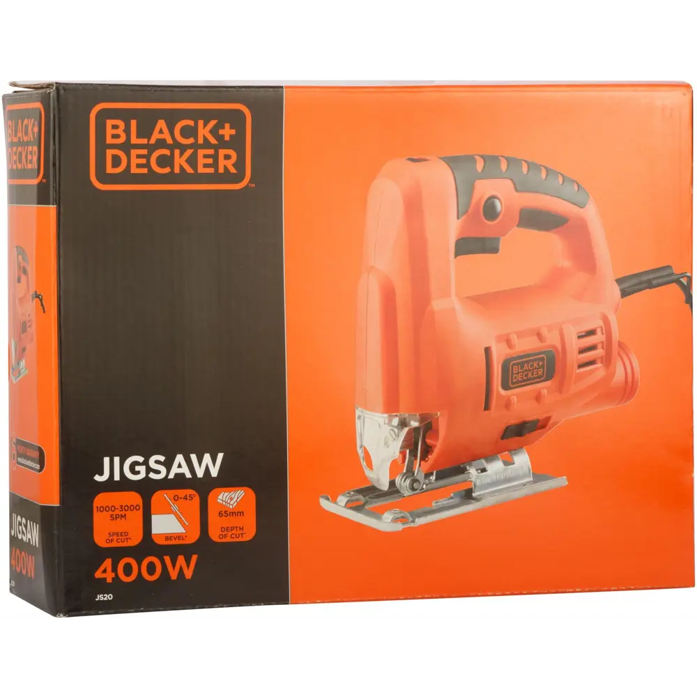 Лобзик сетевой Black&Decker JS20, 400 Вт BLACK + DECKER STLM-2019983 - Вид №15