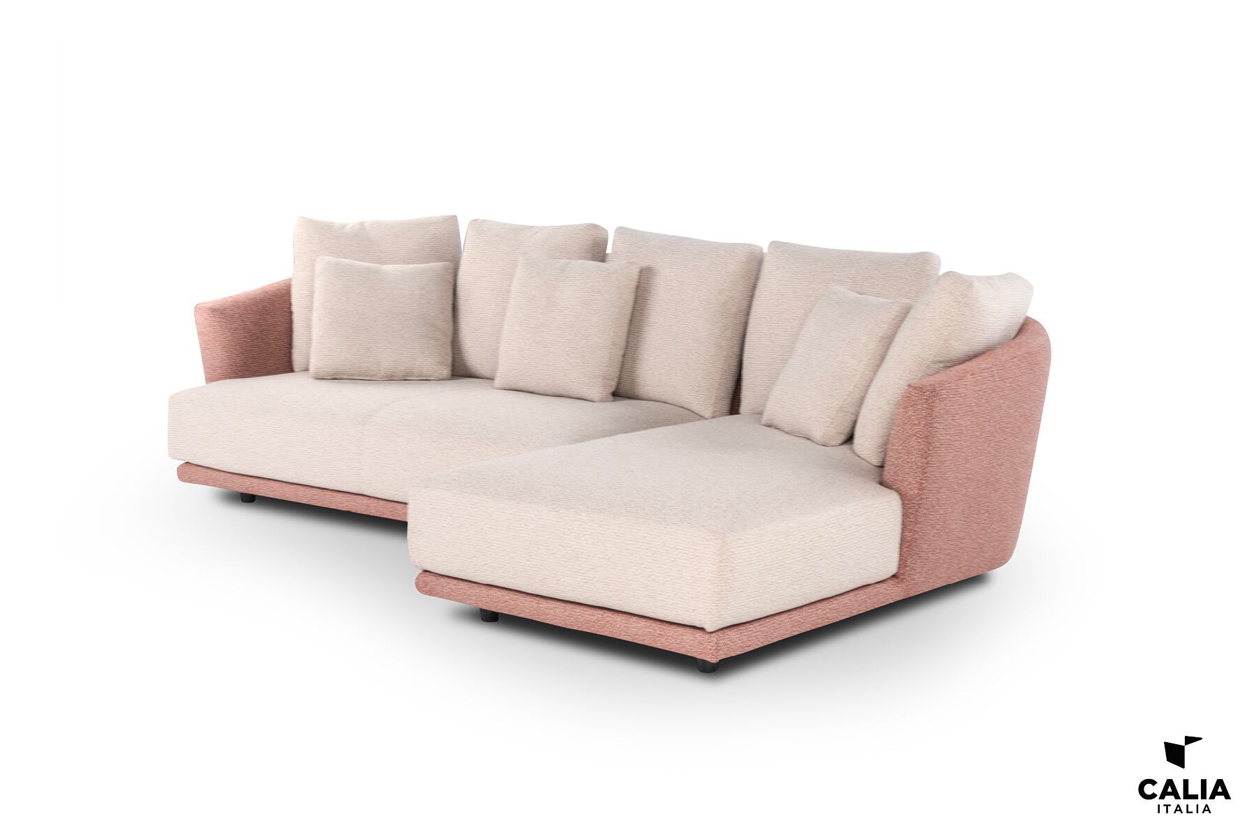 Тканевый диван с полуостровом Calia Italia Superior ARCH-00103871 - Вид №1