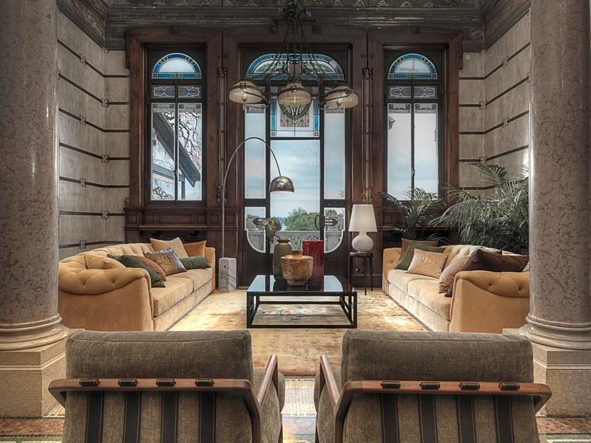 SELVA Круглый журнальный столик из массива дерева Indigo 3024 - Вид №2