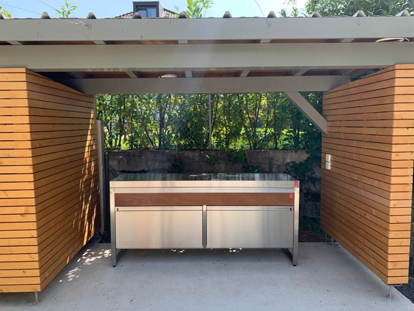 PLA.NET Outdoor Cooking Газовая летняя кухня из нержавеющей стали Oasi sun-id-1507258 - Вид №8