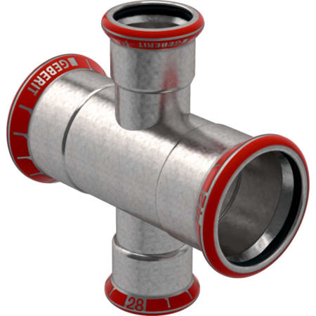 21121 Крестовина двухплоскостная редукционная Geberit Mapress из углеродистой стали Geberit 