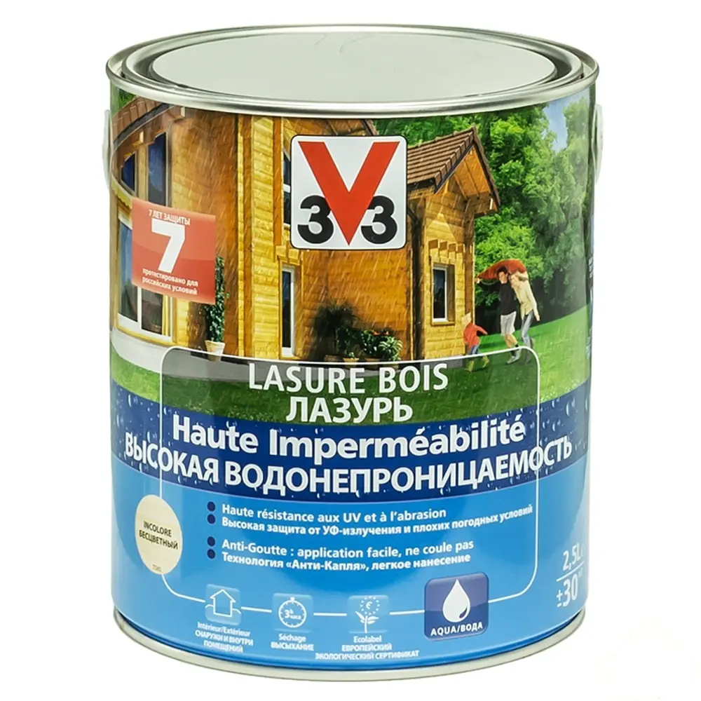 Антисептик V33 водный прозрачный 2.5 л STLM-2029699