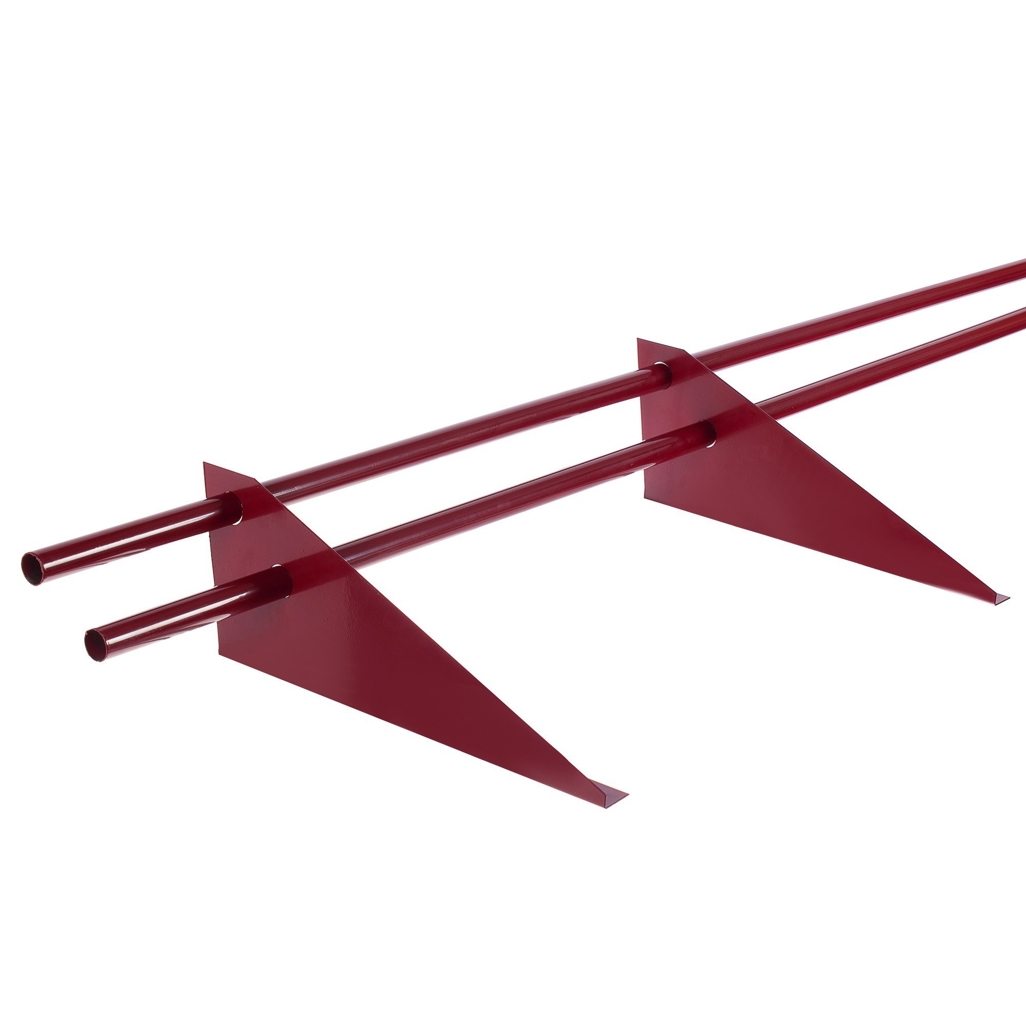 17880770 Снегозадержатель для металлической кровли трубчатый 3 м RAL 3005 красный STLM-0008923 Santreyd 