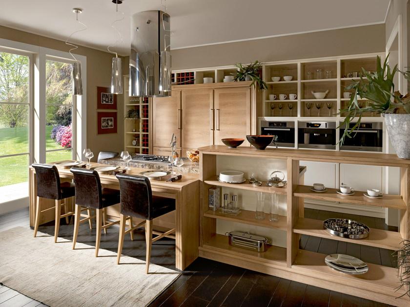 L'Ottocento Кухня из орехового дерева с островом Evita sun-id-1432670 - Вид №1