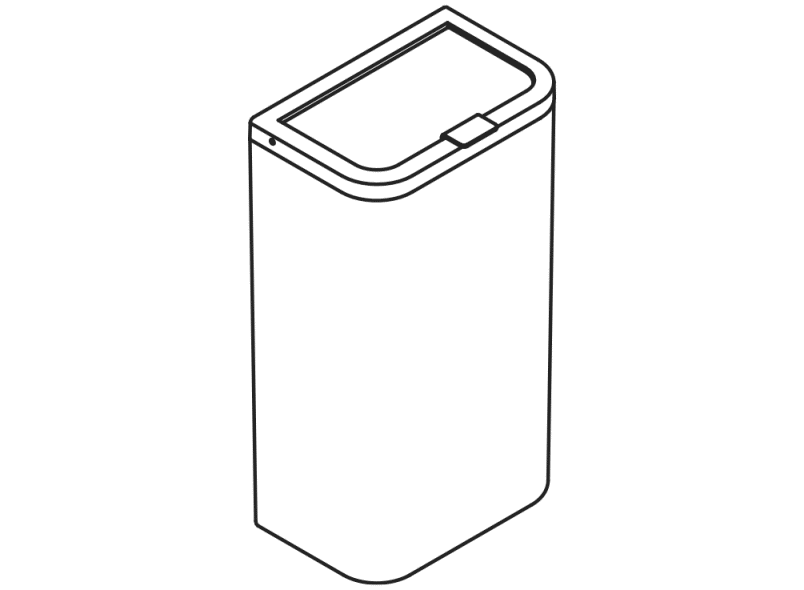 477.05B20299 корзина для бумаг HEWI Neuheiten SAN  - Вид №6