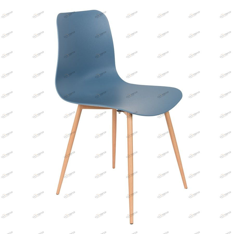Стул Leon голубой White Label Living 1100306