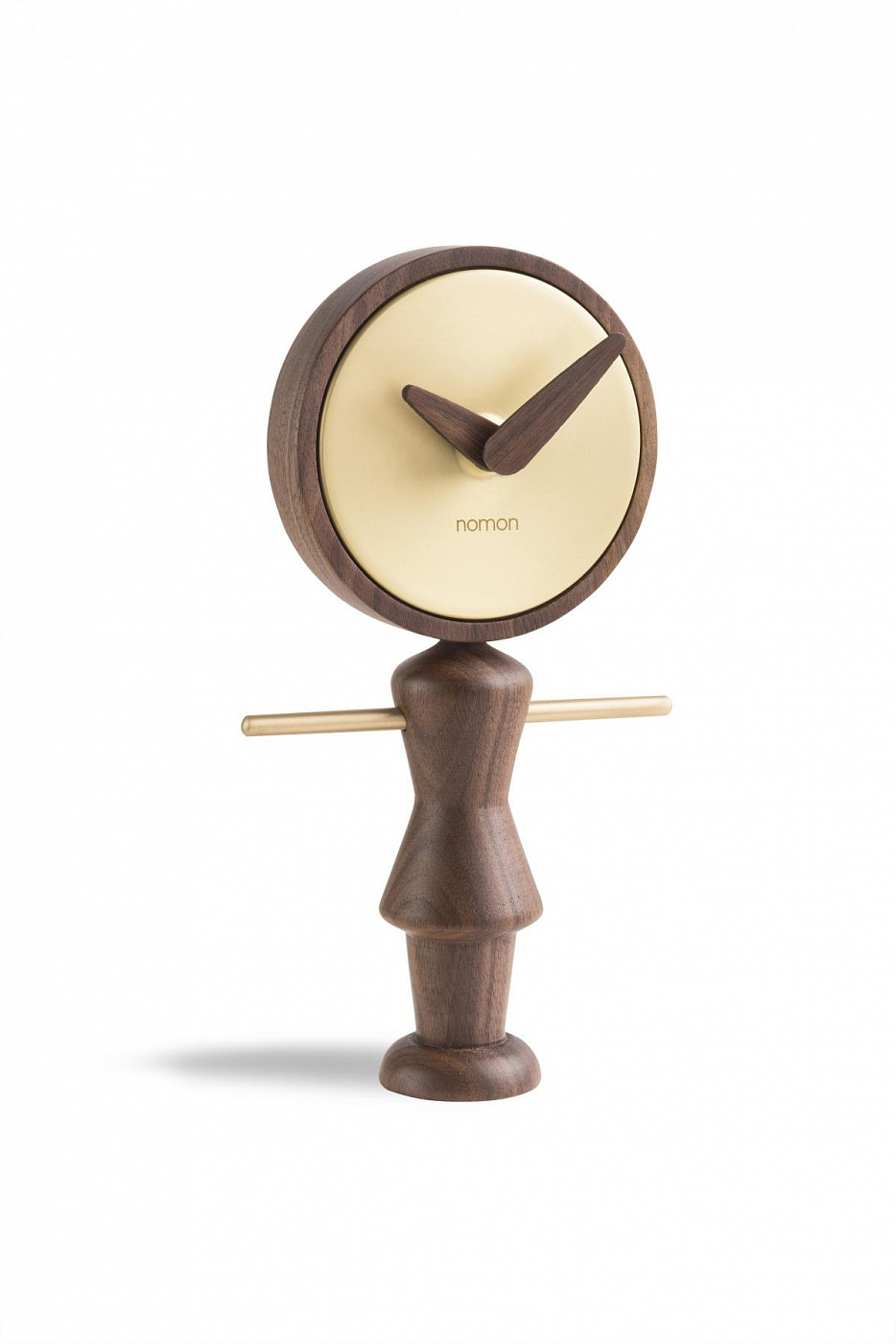 095286 Настольные часы Nena золотой-орех Nomon Nene&Nena  - Вид №3