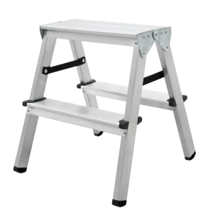 Стремянка двухсторонняя Новая Высота Kroft 1120 2 ступени алюминий