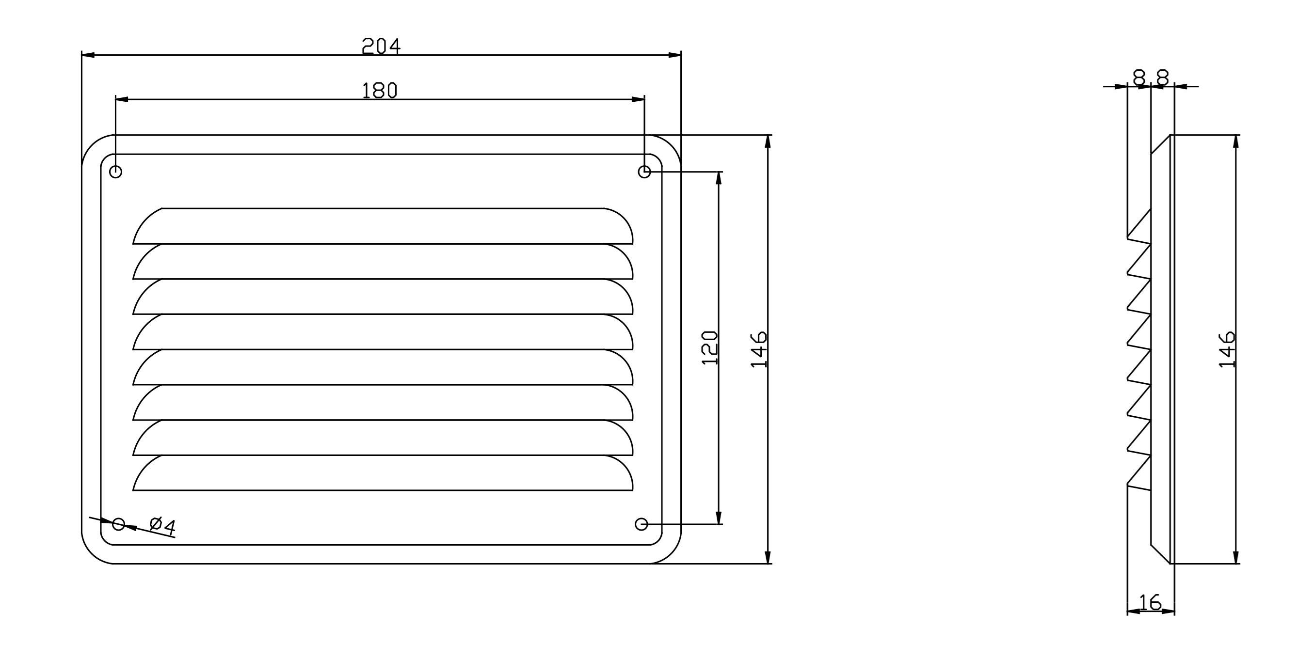 Прямоугольная сетка типа а для наложения First Corporation вентиляция ARCH-00149237 - Вид №2