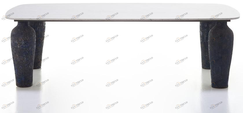 Gervasoni Прямоугольный мраморный стол Moon sun-id-1477350