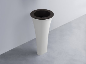 AMLA45-LV+AMPILT-N+AMCOLT-BL Раковина Amedeo Tondo отдельностоящая cielo Enjoy + Amedeo