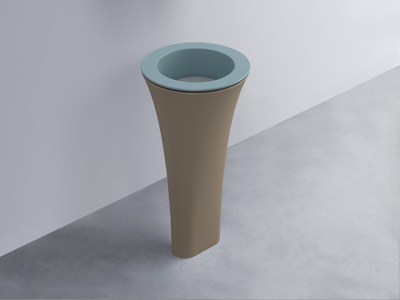 AMLA45-PL+AMPILT-BR+AMCOLT-AN Раковина Amedeo Tondo отдельностоящая cielo Enjoy + Amedeo Ceramica Cielo