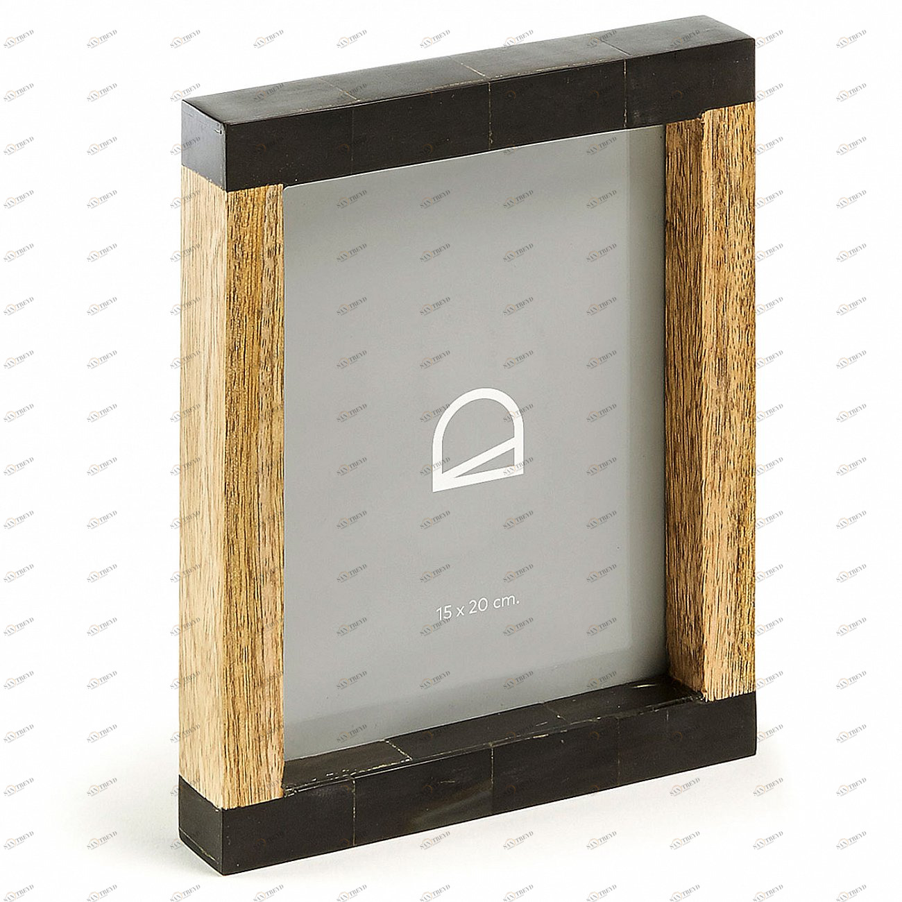 Фоторамка 15x20 см деревянная с черной костью Flap от La Forma LA FORMA  343300 Бежевый;черный 