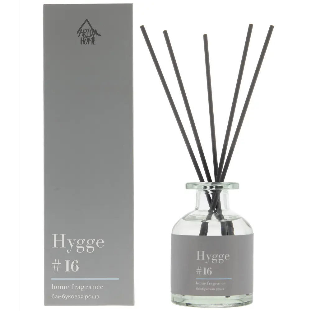ARIDA HOME Диффузор Hygge 16 с ароматом бамбуковой рощи 88950270 STLM-1334242