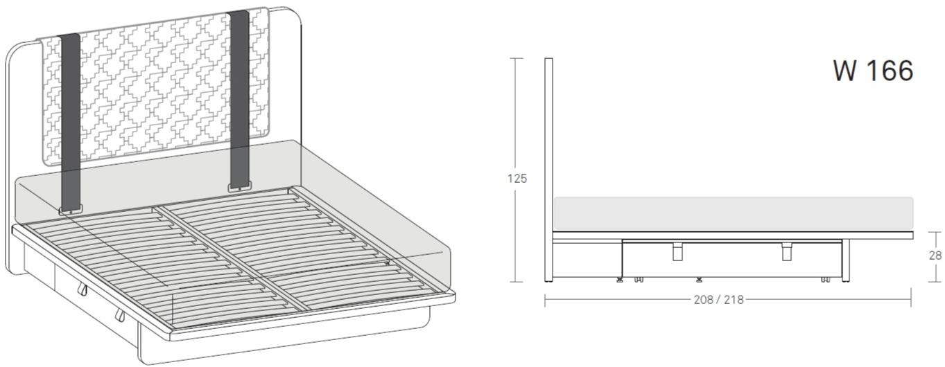 Caccaro Двойная деревянная контейнерная кровать sun-id-1439163 - Вид №6
