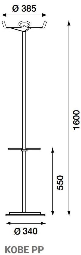 Manade Вешалка из крашеного металла Kobè KOBE sun-id-1390621 - Вид №8