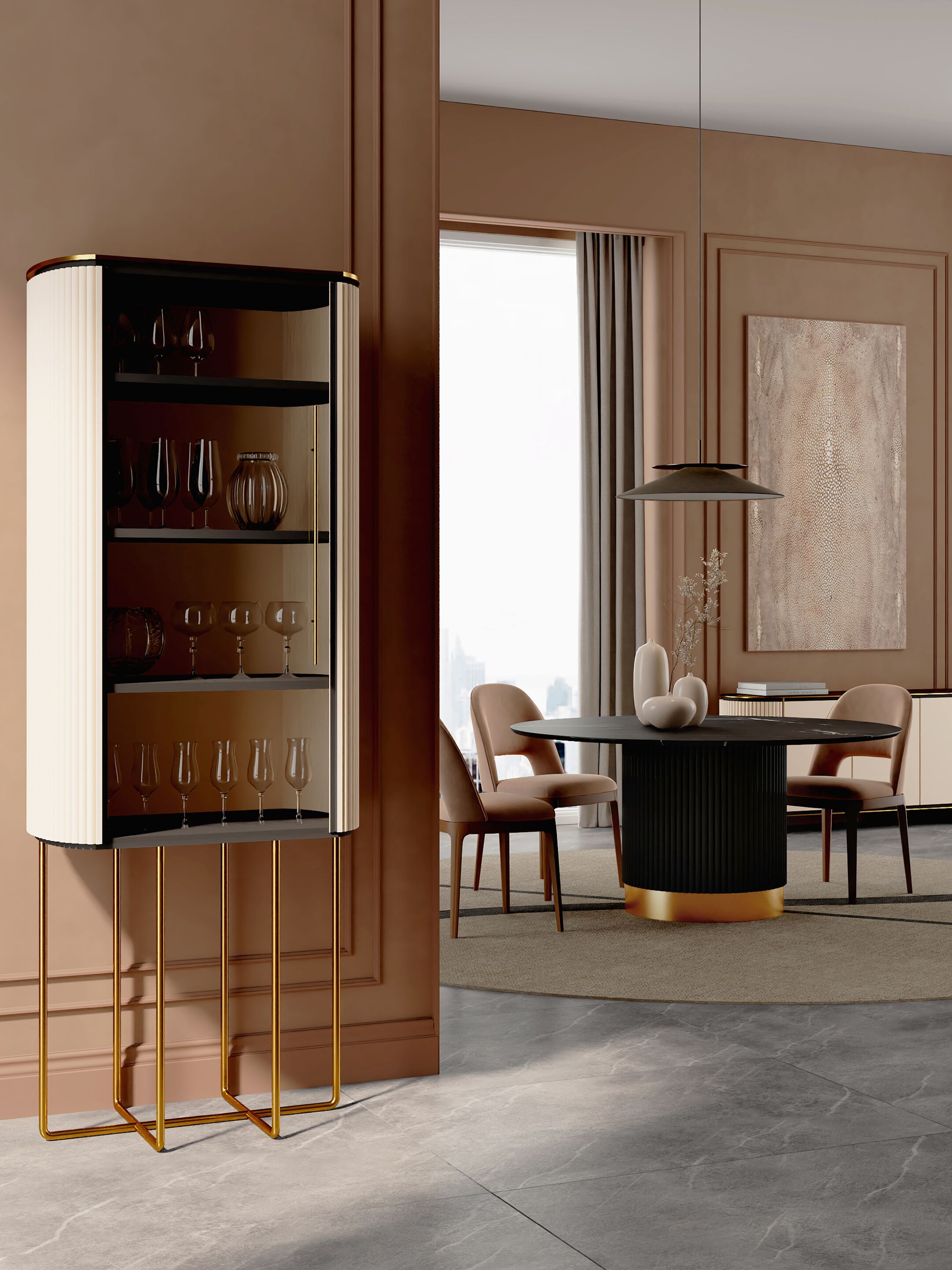 Деревянный и металлический сервант CASA +39 ENCORE Italia ARCH-00068788 - Вид №3