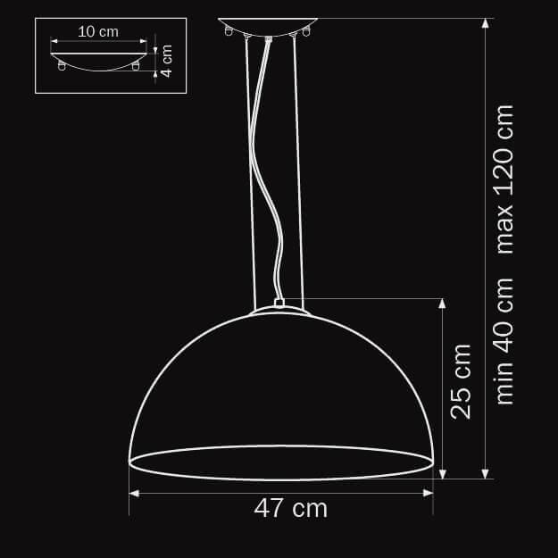 Подвесной светильник серебристый Lightstar Cupola 803014 LIGHTSTAR ДИЗАЙНЕРСКИЕ, CUPOLA 00-3889608 Серебро  - Вид №1