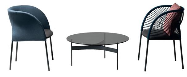 Moroso Стул с подлокотниками и тканой спинкой Yumi sun-id-1442694 - Вид №2