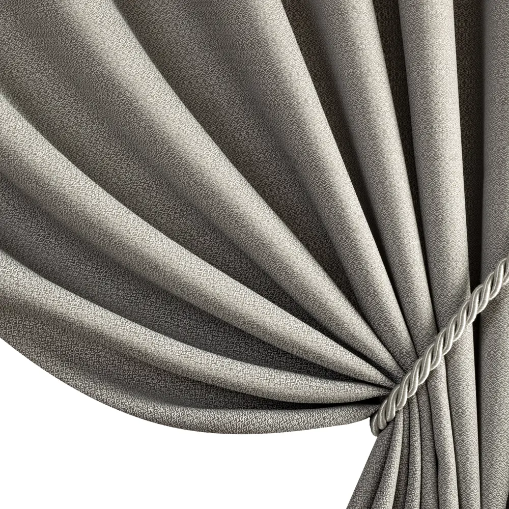 Штора на ленте Гео 160x260 см цвет коричневый GARDEN STLM-2157067