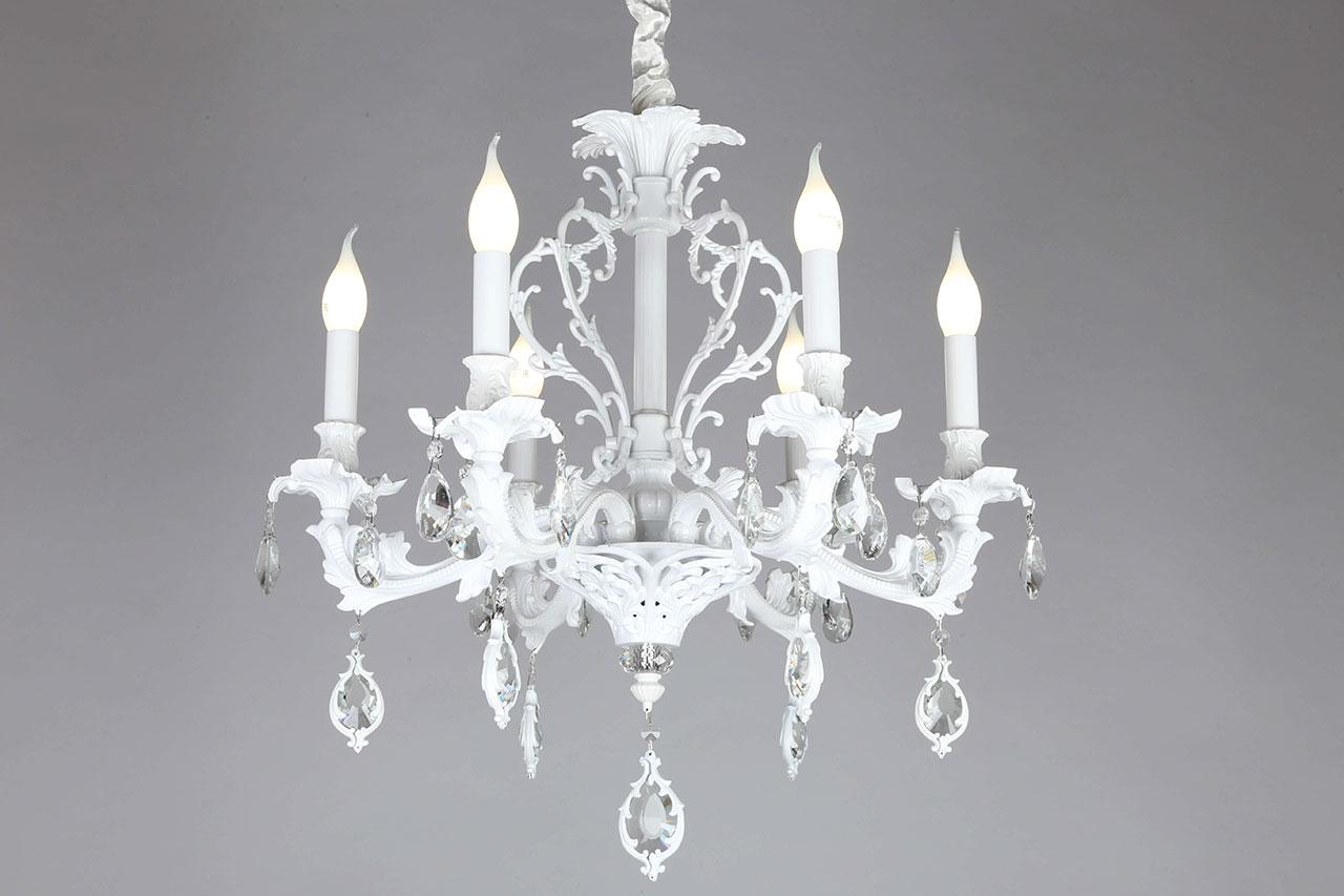 Подвесная люстра Omnilux Senis OML-74713-06 OMNILUX ДИЗАЙНЕРСКИЕ, SENIS WHITE 187199 Белый  - Вид №1
