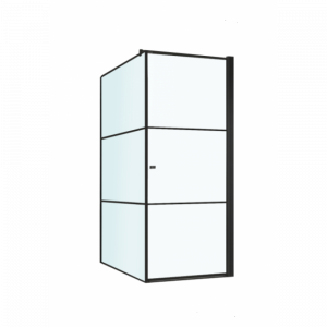 061020R Душевой уголок DARK 900*900  Berges GELIOS