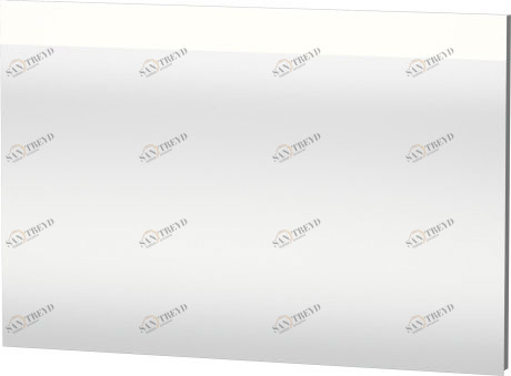 DS747003737 DuraStyle Зеркало с подсветкой Белый алюминий, декор Duravit