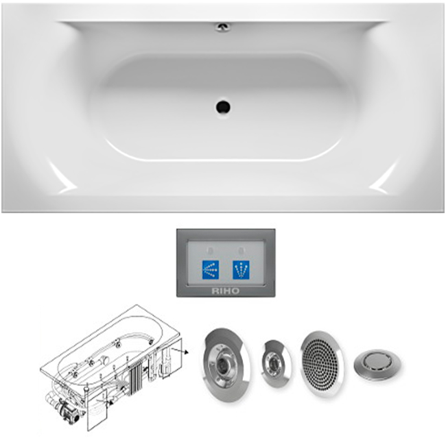 BB4800500000000_top1 Ванна Riho Lima Santreyd - Вид №3